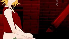 cagalli and meyrin have intense sex in hentai