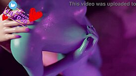 Detailed 3D Hentai of Linx and Joey in Lesbian Fortnite Porn Scene