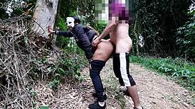 chapeuzinha preta on anal trail giving unprotected anus