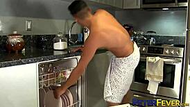 Peterfever Gay Asian Max Blairwood Barebacked In The Kitchen