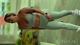 My boy can't resist my ass at gym and fucks it hard