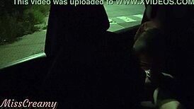 Wife Squirts And Fucks Voyeur In Public Parking Caught By Strangers