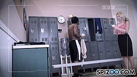 Sarah Vandella Sucks Big Black Cock With Glamour