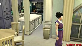 Milk Mother And Wife Episode 5 Fucked By Sons In Kitchen