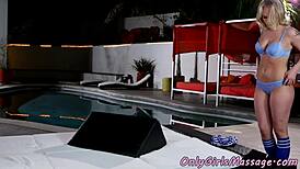 Perfect lesbians engage in intense pussylicking, 69, and muff diving with big tits