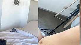 Damn, Stepsister in Sexy Underwear with Big Ass Made Me Rock Hard!