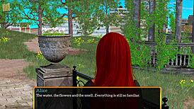 i'm exploring my new family's big asses and tits in this hentai game, fucking them all with my monster cock