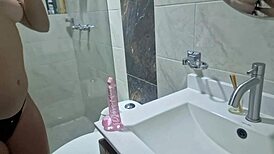 Hell Yeah! I’m Wild in Bathroom Craving Hard Fucking Everywhere!