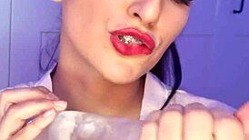 Claudia Bavel sucks and jerks your cock before we fuck!