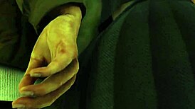 koharu gets bent over and pounded hard on train in hentai