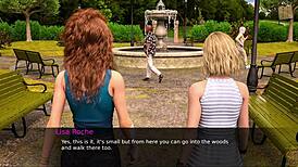 nursing back to pleasure with two hot teen 18+s out for a walk