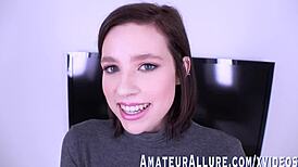 Arietta Adams and Grae Stoke deliver steamy POV blowjobs