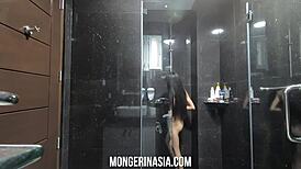 Skinny 18 Year Old Filipina Takes a Giant Cock Pounding Hard