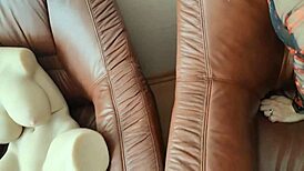 Stepmom and sex doll seduce stepson, then he fucks everyone but his girlfriend.