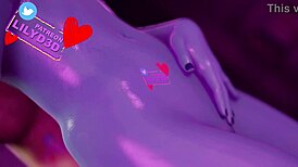 Detailed 3D Hentai of Linx and Joey in Lesbian Fortnite Porn Scene