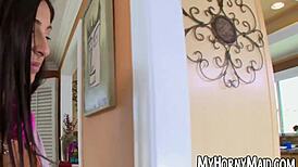 can this big breasted maid handle hard anal drilling in pov?