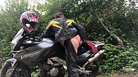 Nymphofist Gay Biker!