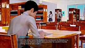 Brunette Hentai Academy Fuck