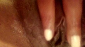 oh yeah, morning squirt with ebony pussy fingering and masturbation