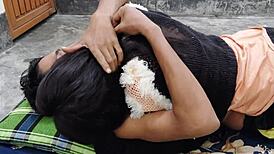 Hanif pk and popy bent over for hard black cock blowjob