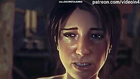 Lara Croft Tomb Raider Fucked by Futanari Cock in 3D Simulator Gameplay