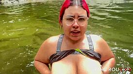 Stranger Spots Naked Woman In River And Fucks Her Outdoors