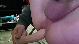 gay solo play with huge toys and rough asshole fucking