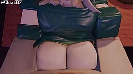 Big Reveal of Bound Ladyboy in Deepthroat 3D Action