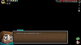 Hornycraft Parody Hentai Game Pornplay Ep 42: Merchant Gets Fucked By Big Futanari Cock!