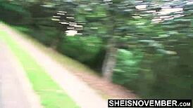 Stranger Lets Blonde Ebony Msnovember Suck Cock Publicly On Road