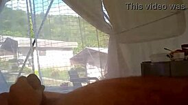 ever wondered about steamy sex at a nudist camp with agarabas?