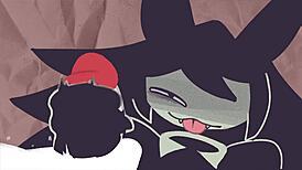 Miss Circle engages in intense group banging in anime style