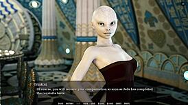 Lesbian assfuck orgy in 3D