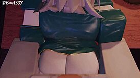 Big Reveal of Bound Ladyboy in Deepthroat 3D Action