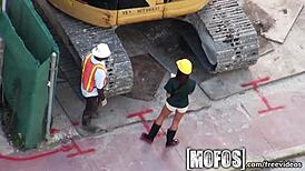 Teen Abbi with glasses sucks cock passionately in POV