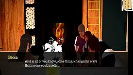 My New Family 96: Brunette With Small Tits In Erotic Hentai