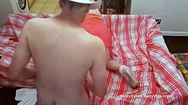 Messy Deepthroat Couple Goes Hard in Homemade Assfucking Tribute