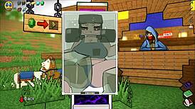 Hornycraft Parody Hentai Game Pornplay Ep 42: Merchant Gets Fucked By Big Futanari Cock!