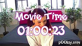 Amateur redhead in pigtails is so naughty! Special whore!