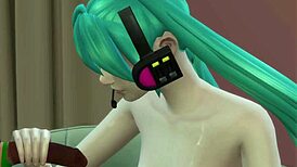 Miku, get fucked by that black guy right now! 😏