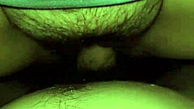 Amateur milf with huge tits leaks pussy in missionary pov fuck