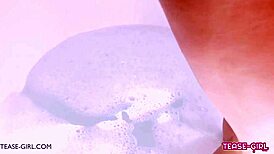 Amazingly Hot Blonde Teen Swallows in POV Anal Massage