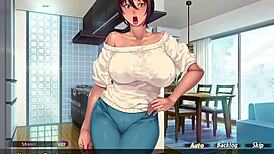 Caught fapping to step mom's friend in anime sub