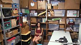 Jade Amber, are you stripping for the officer's big cock?