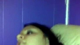 Amateur teens use dildo in wet girl on girl action