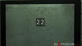 Strap-On Action with Horny Blonde Lesbian in Restraints