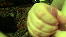 chubby bbw wife with hairy pussy pov handjob leading to cumshot