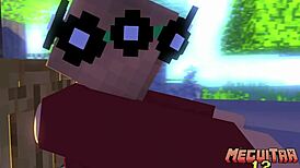 Old Video Reunion in Minecraft with Anime Characters and Big Tits!