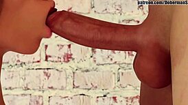 Can you believe girlfriend bangs officer while bf watches?