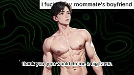 i sucked my roomies straight boyfriends cock - gay stories